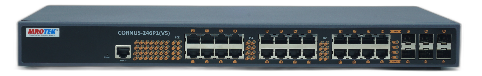 MRO‑TEK CORNUS-246P1 Full Layer 2 Switch