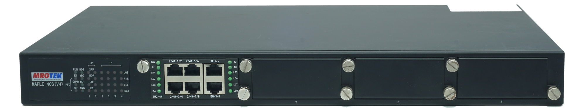 MRO‑TEK MAPLE/4CS Managed Compact Multiplexer