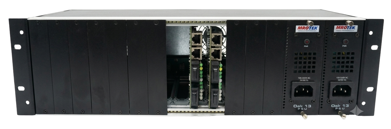 MRO‑TEK OAK-13 media converter chassis